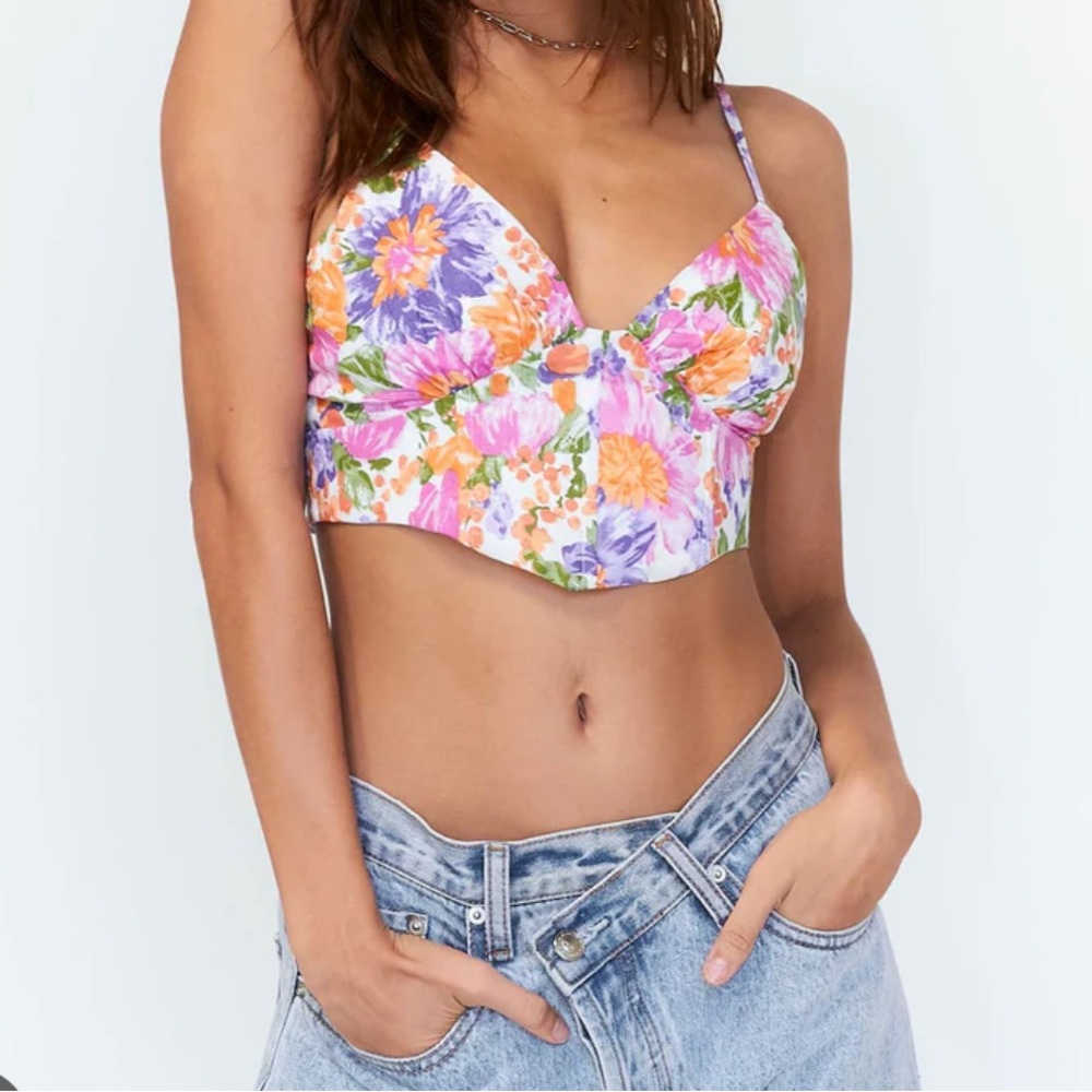 Princess Polly tasheika floral crop top